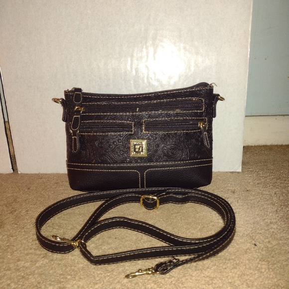 Stone Mountain Accessories Dark Brown Crossbody Bag - Picture 3 of 11